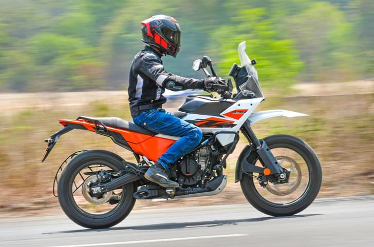 350cc KTM 390 Adventure Pan shot