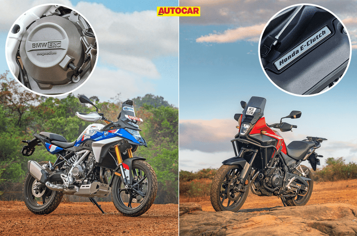 Honda NX500 E-clutch vs BMW F 450 GS ERC: What's different?