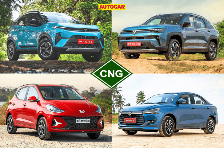 Every CNG-powered car sold in India