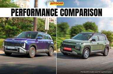 Hyundai Venue vs Exter 1.2 petrol manual performance comparison