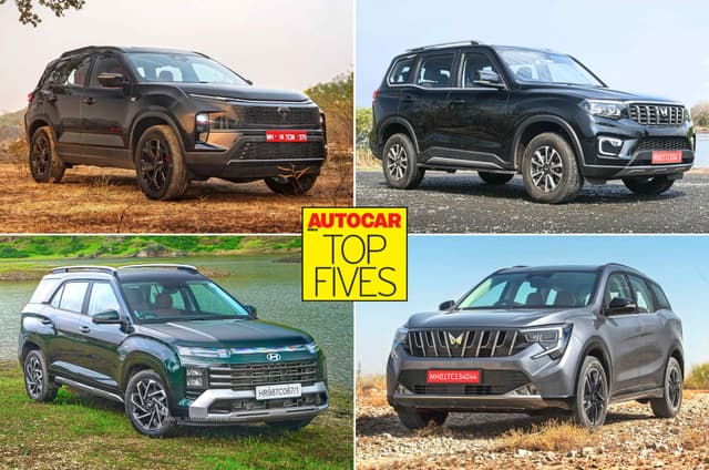 Top Five three-row SUVs under Rs 25 lakh 