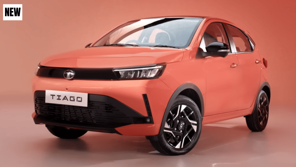 Tata Tiago new front quarter static