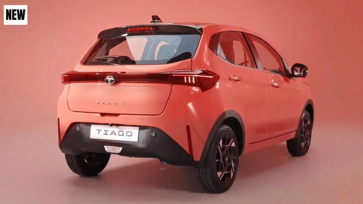 Tata Tiago new rear quarter static