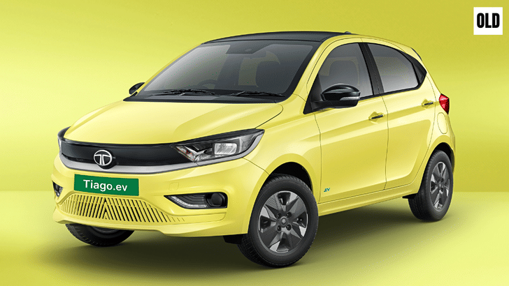 Old Tata Tiago EV front quarter static Old Tata Tiago EV front quarter static