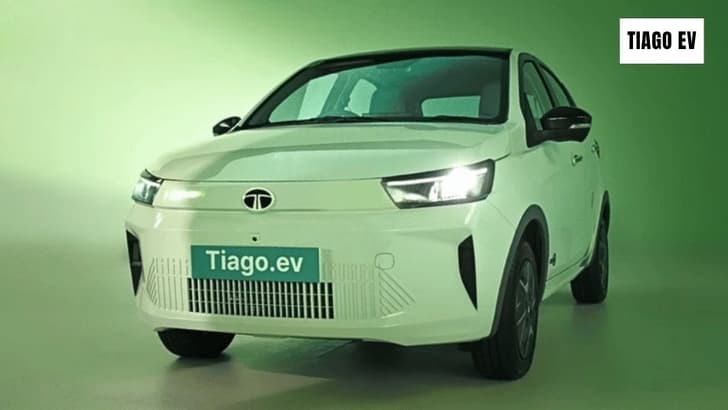 Tata Tiago EV front quarter static