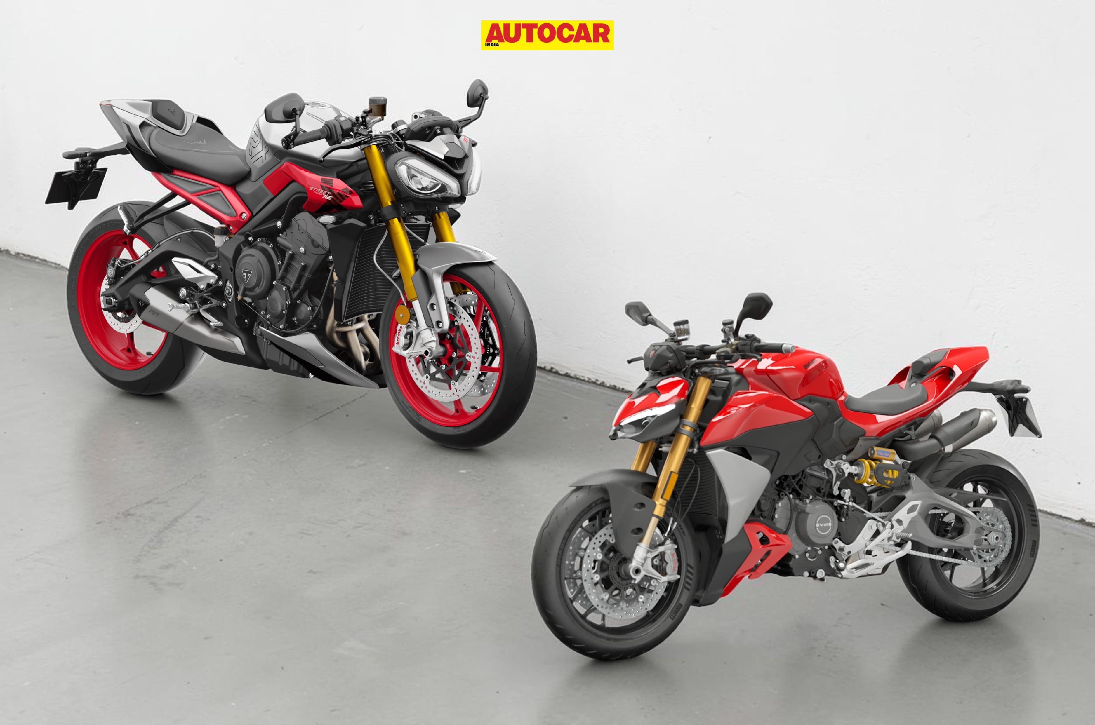 Triumph Street Triple 765 RX vs Ducati Streetfighter V2 S: price and specification comparison – Introduction Triumph Street Triple 765 RX vs Ducati Streetfighter V2 S: price and specification comparison – Introduction