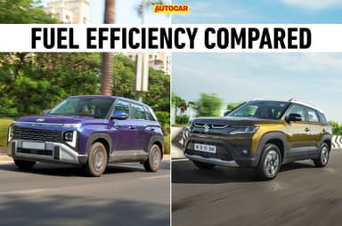 Hyundai Venue vs Maruti Brezza petrol MT real-world mileage compared