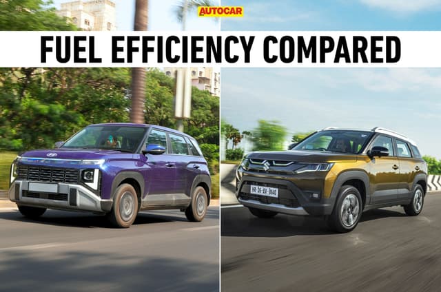 Hyundai Venue vs Maruti Brezza petrol MT real-world mileage compared