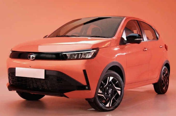 What to expect from the 2026 Tata Tiago ahead of launch tomorrow Tata Tiago facelift front quarter static