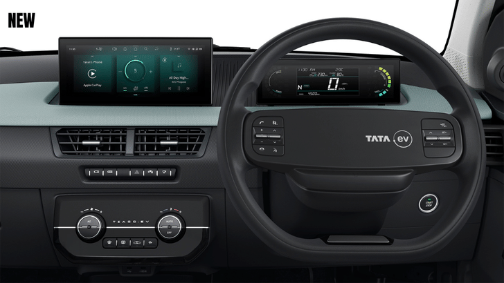 2026 Tata Tiago EV interior 2026 Tata Tiago EV interior