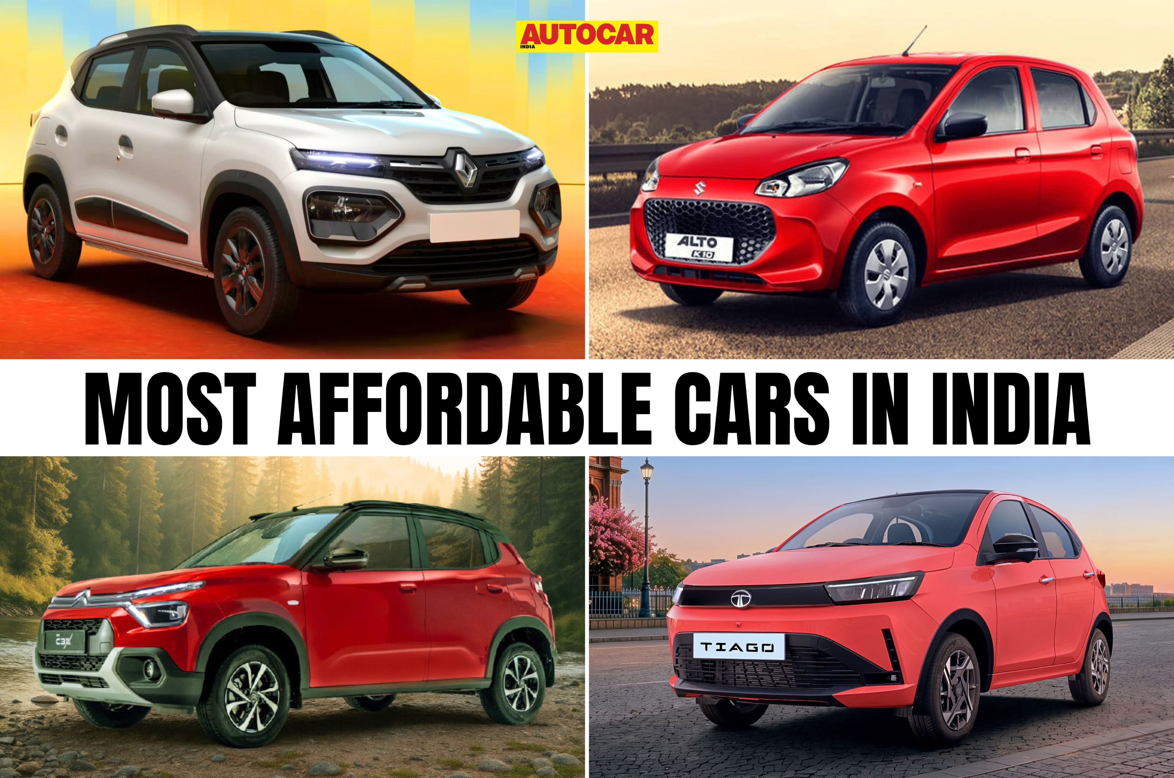 10 most affordable cars in India