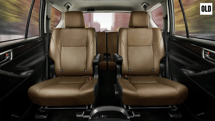 Old Innova Crysta seat upholstery Old Innova Crysta seat upholstery