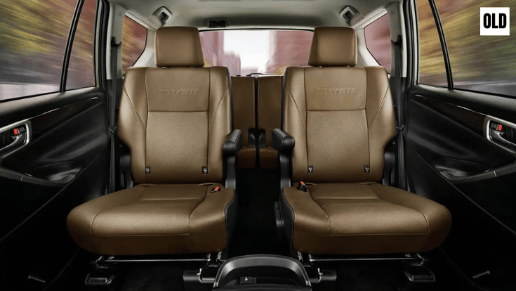 Old Innova Crysta seat upholstery Old Innova Crysta seat upholstery