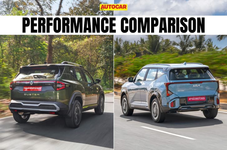 Renault Duster vs Kia Seltos Turbo-petrol DCT performance comparison
