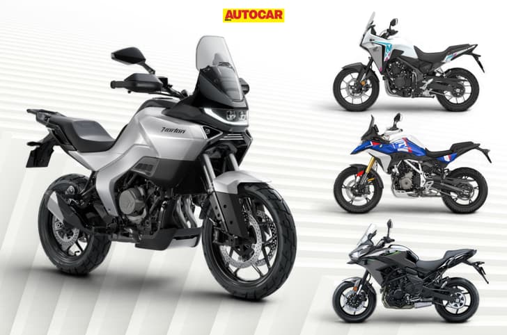 Composite image of the four bikes in this comparison