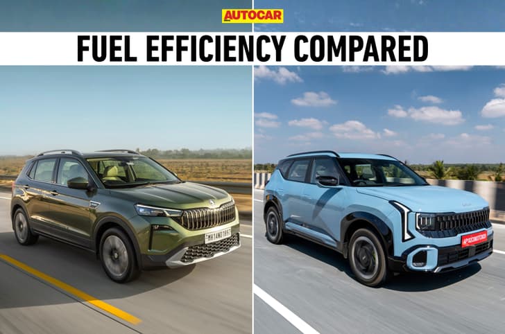 Skoda Kushaq vs Kia Seltos turbo-petrol AT real-world mileage compared Skoda Kushaq vs Kia Seltos turbo-petrol AT real-world mileage compared