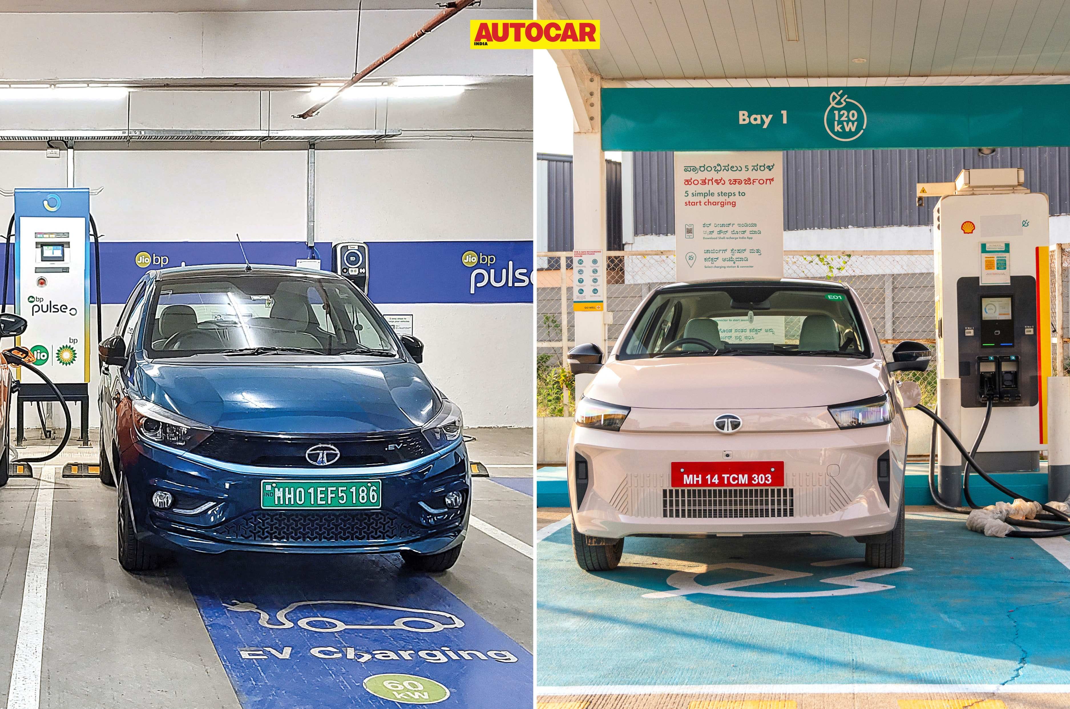 Tata Tiago old vs new Charging 