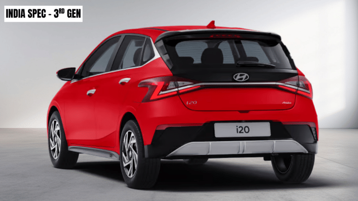 gen 3 hyundai i20 rear gen 3 hyundai i20 rear