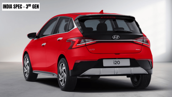 gen 3 hyundai i20 rear gen 3 hyundai i20 rear