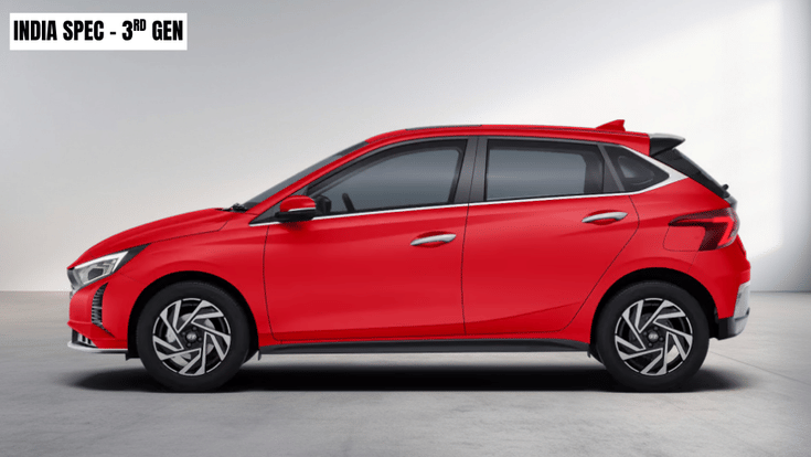 gen 3 hyundai i20 side gen 3 hyundai i20 side
