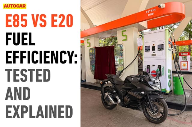 E85 vs E20: Real-world mileage test on a Flex Fuel Gixxer SF 250