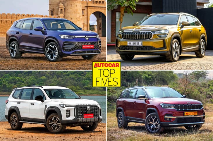 Best three-row SUVs under Rs 50 lakh Best three-row SUVs under Rs 50 lakh