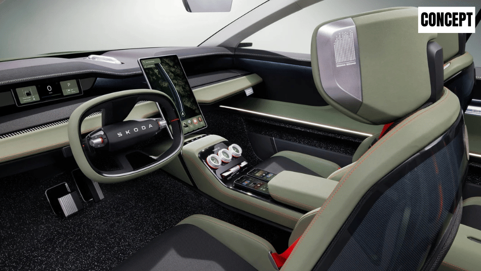 Skoda Vision 7S interior