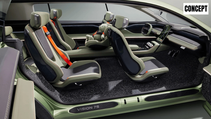 Skoda Vision 7S interior