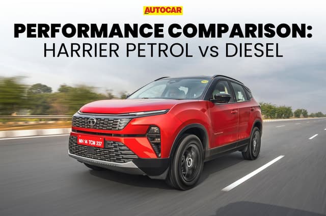 Tata Harrier petrol vs diesel automatic performance comparison