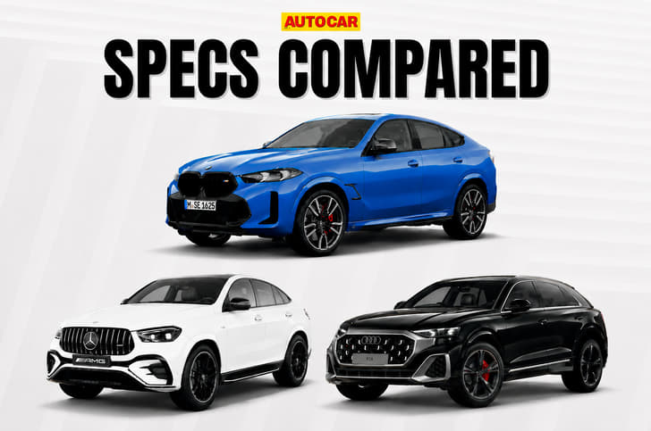 BMW X6 vs Audi SQ8 vs Mercedes GLE Coupe specs comparison