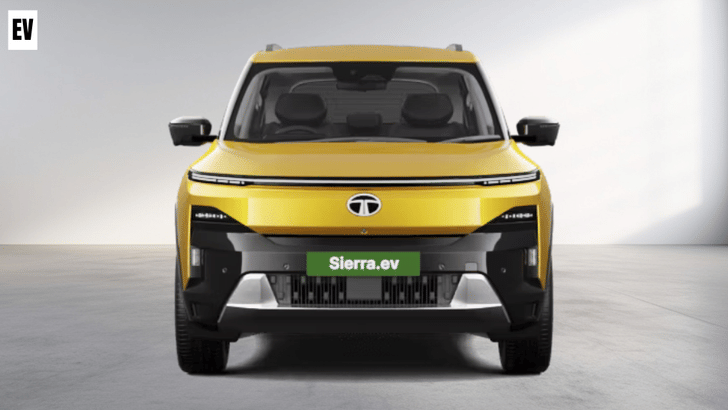 Tata Sierra EV front design
