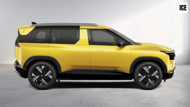 Tata Sierra ICE side profile design