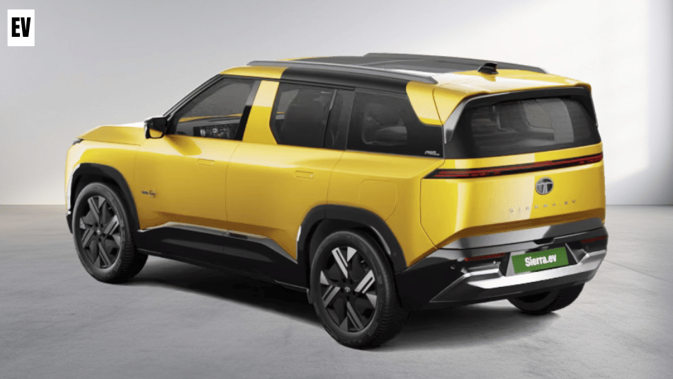 Tata Sierra EV rear design