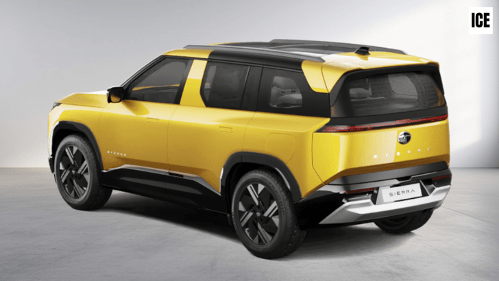 Tata Sierra ICE rear design