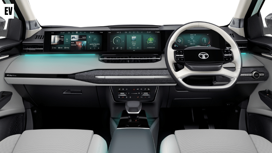 Tata Sierra EV interior design