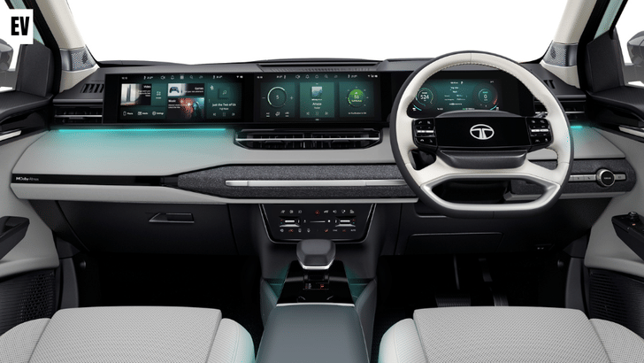 Tata Sierra EV interior design