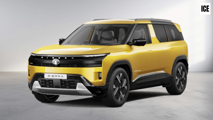 Tata Sierra ICE front quarter design