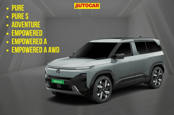 Tata Sierra EV variants