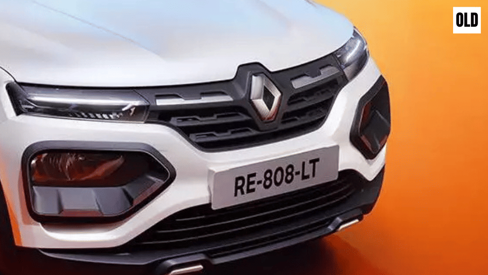 Old Renault Kwid front grille