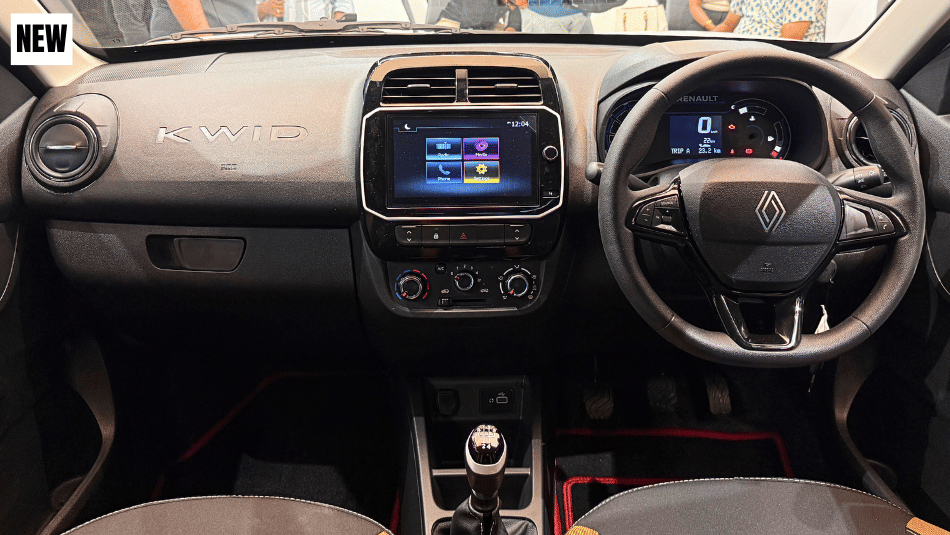 2026 Renault Kwid facelift interior