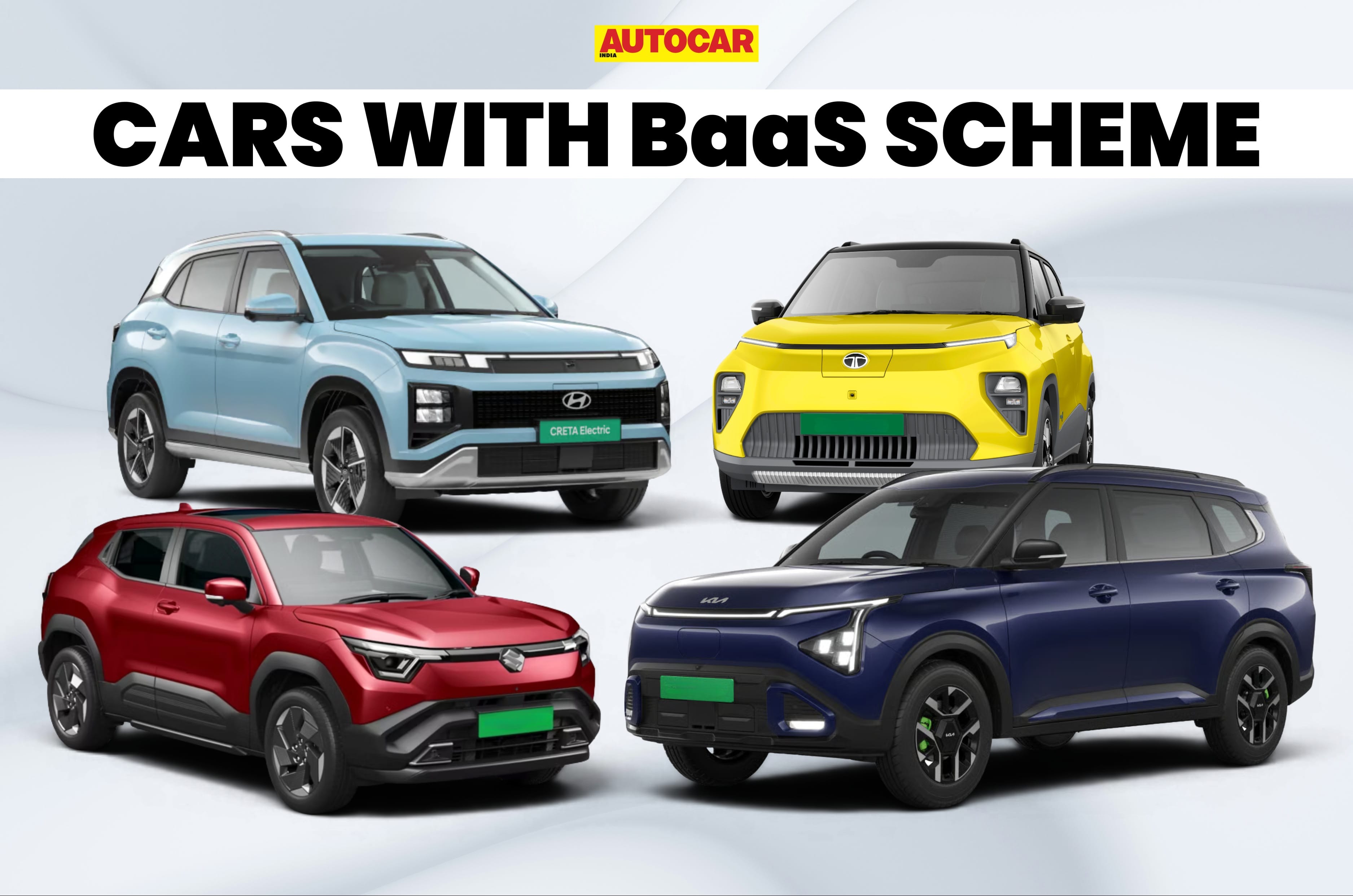 All EVs in India with a BaaS scheme