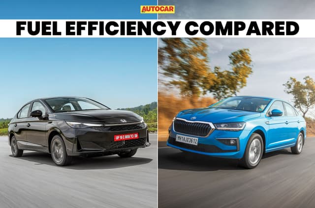 Honda City vs Skoda Slavia petrol automatic: Real-world mileage compared