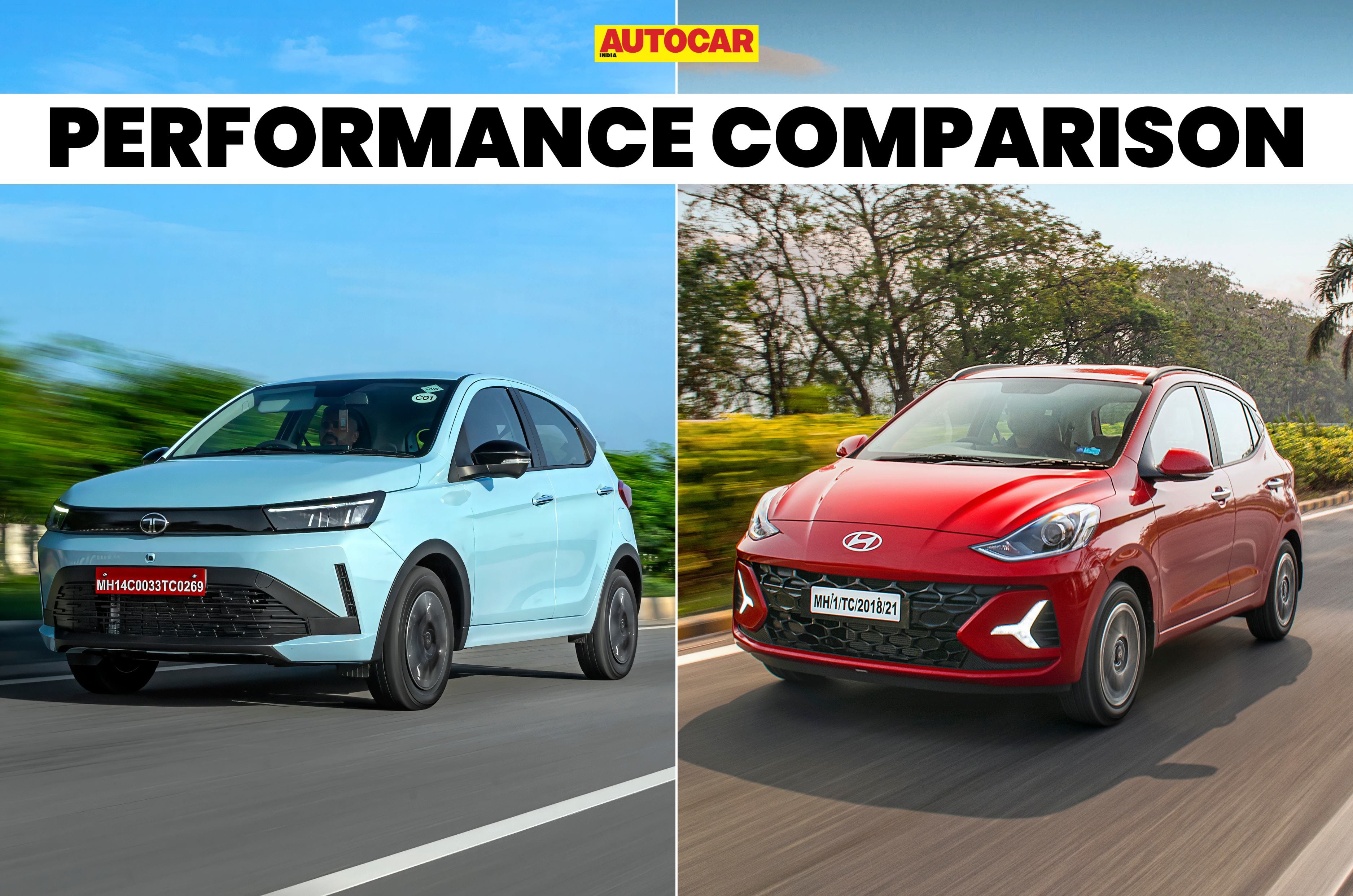 Tata Tiago vs Hyundai Grand i10 Nios performance compared