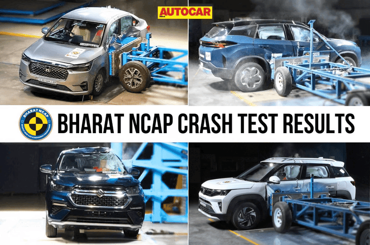 Every car crash tested by Bharat NCAP so far