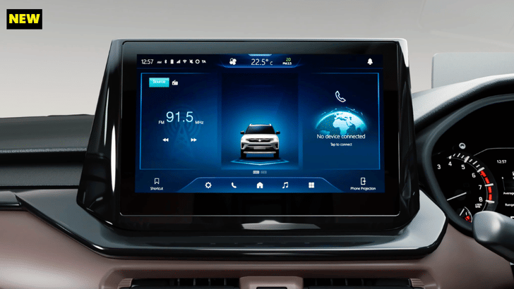 New Maruti Brezza touchscreen