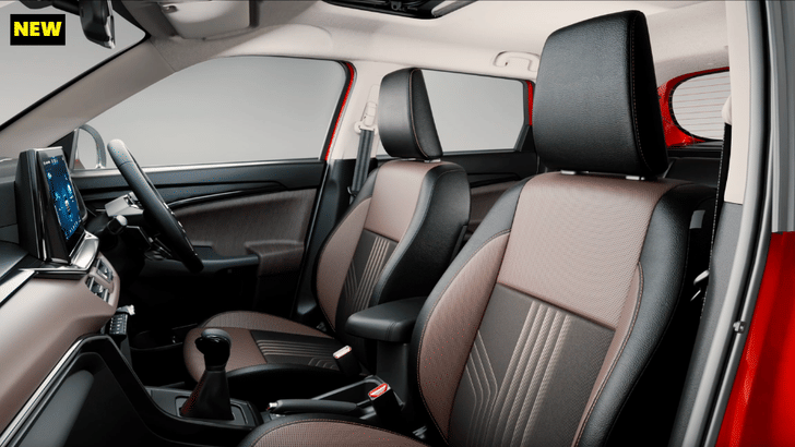 New Maruti Brezza front seats