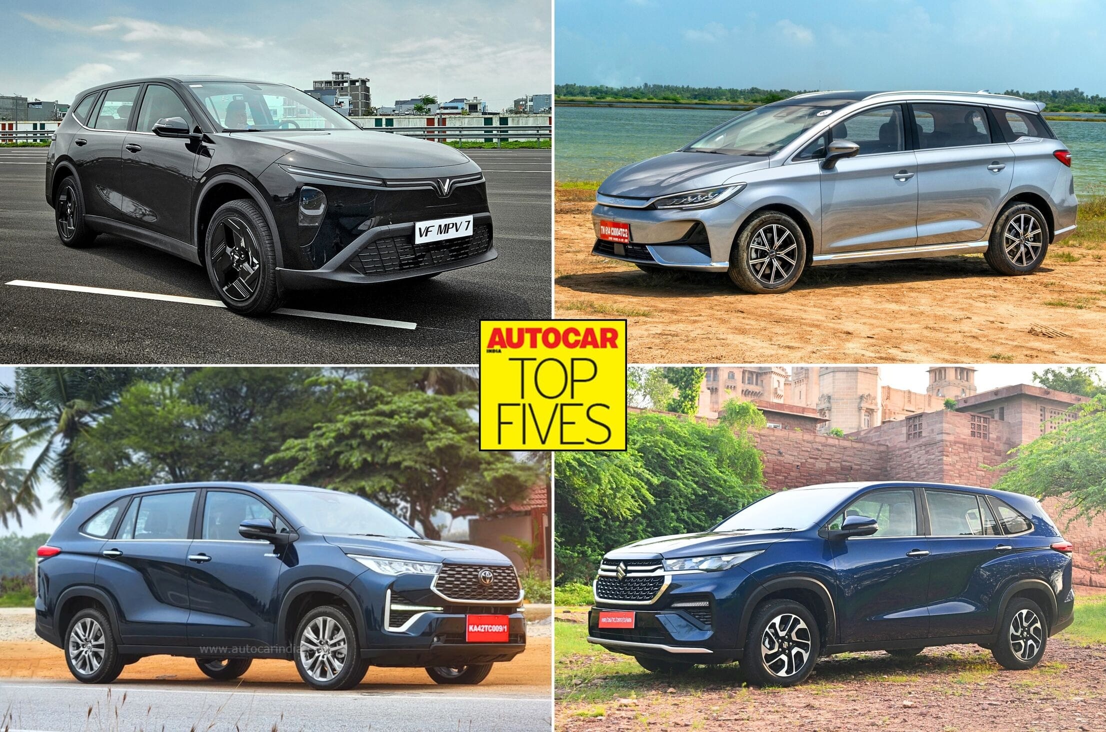 Top Five MPVs in India 