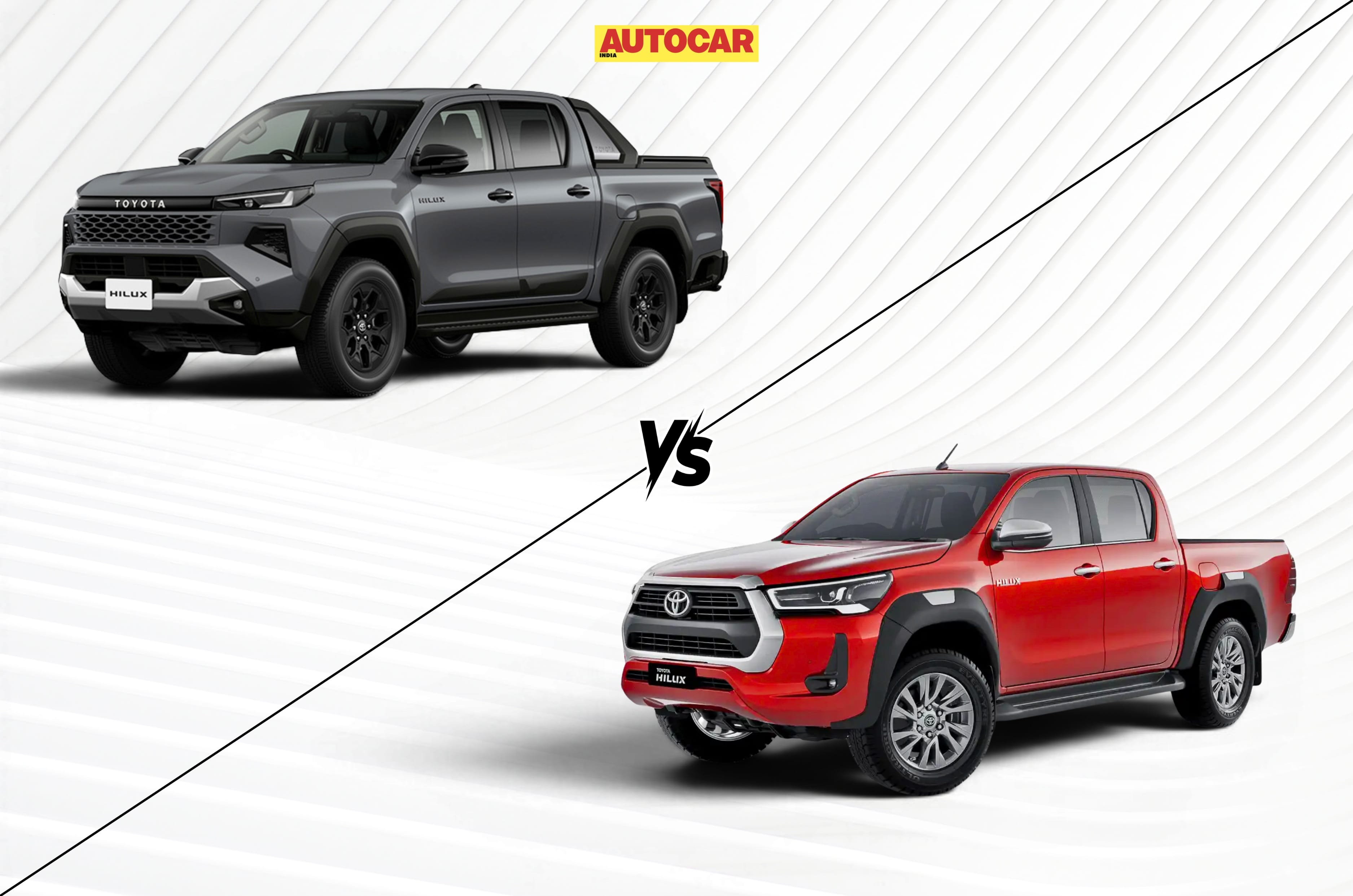 Toyota Hilux new vs old