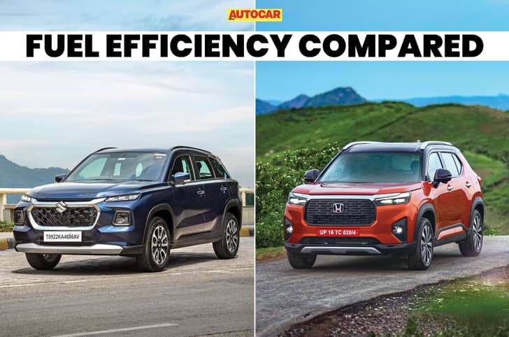 Maruti Grand Vitara AT vs Honda Elevate CVT real world mileage comparison
