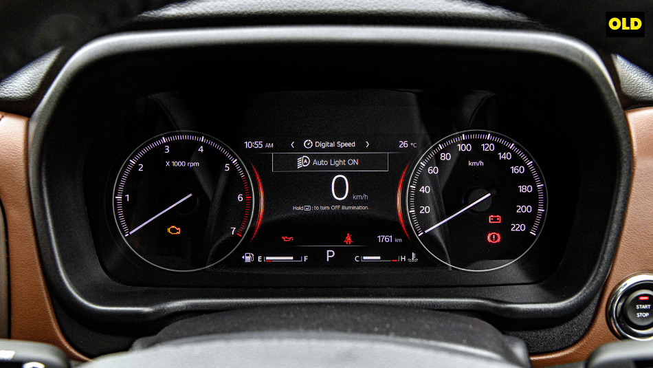 Mahindra Scorpio N pre-facelift instrument cluster